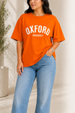 تیشرت باکسی نخ پنبه سوپر OXFORD